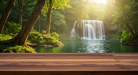 森の息吹、静寂の滝