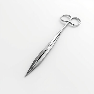 scalpel surgical instruments isolated on white