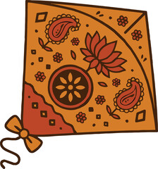 kites with Indian inspired design
