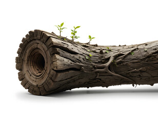 tree trunk with roots