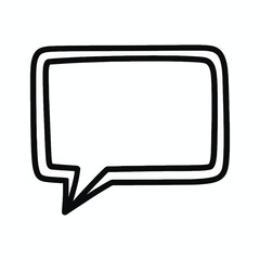 chat icon on a white background