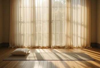 empty room with window