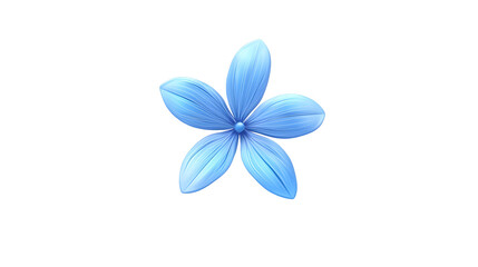 Naklejka premium blue flower png