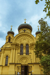 Fototapeta premium Polish Autocephalous Orthodox Church (Polish: Polski Autokefaliczny Kościół Prawosławny), commonly known as the Polish Orthodox Church, or Orthodox Church of Poland in Warsaw