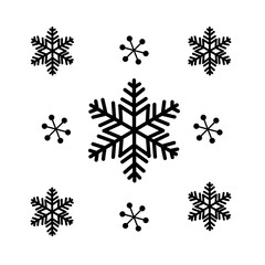 Fototapeta premium CHRISTMAS DECORATIVE ELEMENTS VECTOR