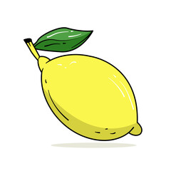 FRESH YELLOW LEMON VECTOR