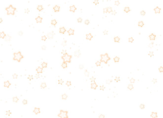 Christmas twinkling stars sparkling on transparent background