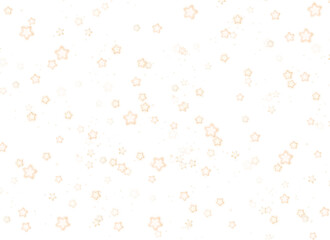 Christmas twinkling stars sparkling on transparent background