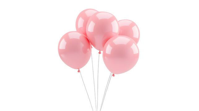 Fototapeta pink balloons png