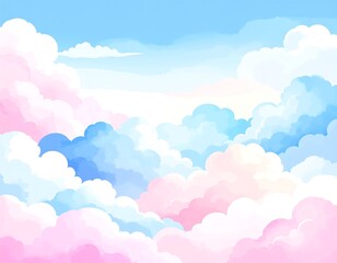 Pastel cloudscape (1)