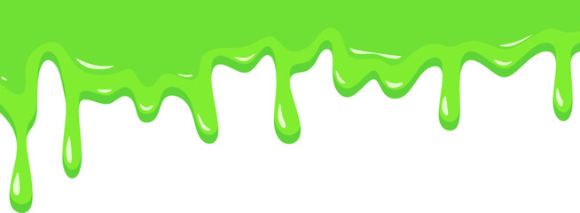 Green Slime Drip Splash