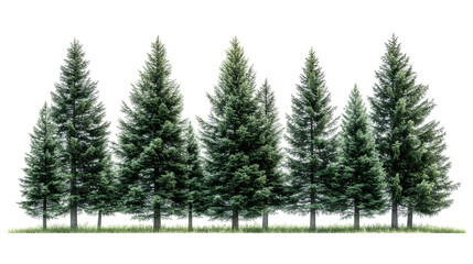 Fototapeta premium pine trees png