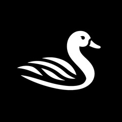 Naklejka premium vector illustration of a duck