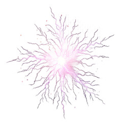 Fototapeta premium pink electric glowing vibrant on transparent backgrounds 3d illustrations.