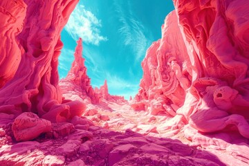 red rock formations