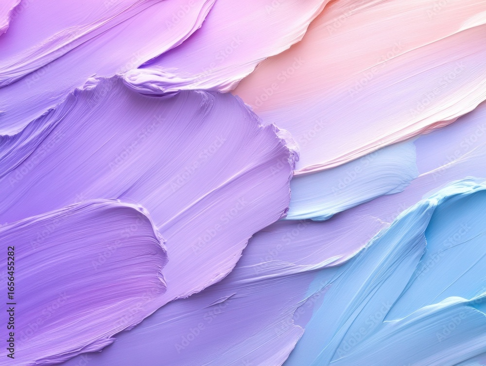 Aufkleber abstract color composition with soft pastel shades blending in harmonious patterns and textures for 
