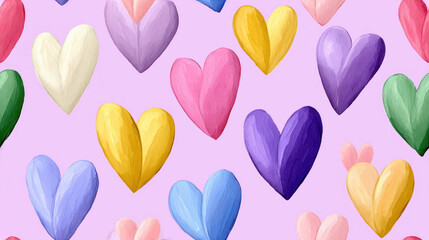 Seamless vintge heart, Vintage heart seamless tile pattern for graphic design use.