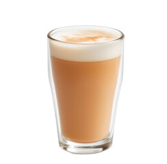 coffee latte on transparent background