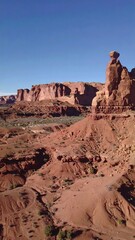 Fototapeta premium Red rock canyon vista