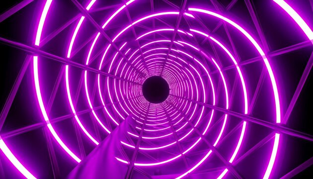 Abstract spiral tunnel - Powered by Adobe