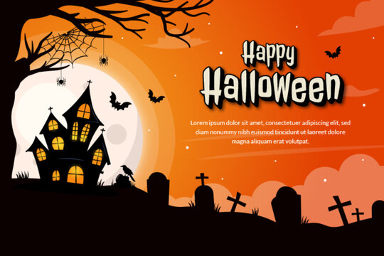 Gradient background for halloween celebration