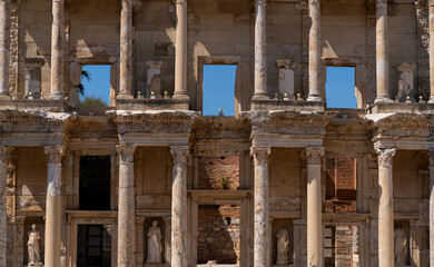 The Ancient Celsus Library in Ephesus