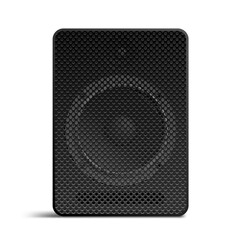 3D Black Bass Shelf Speaker With Subwoofer