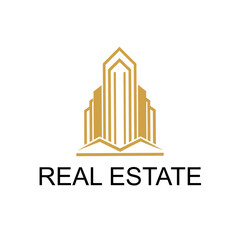 minimalist and modern design real estate logo