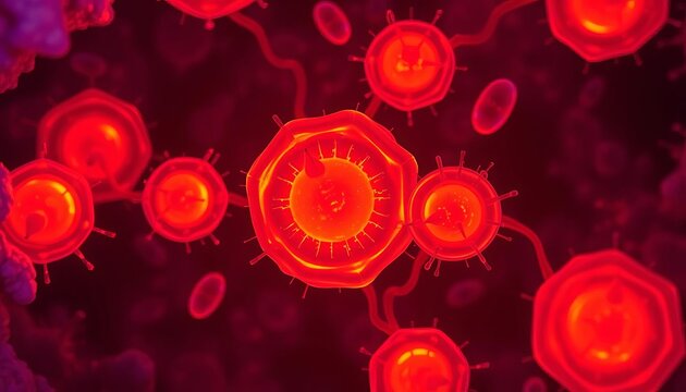 Microscopic view of multiple embryonic stem cells undergoing nuclear transfer,   medical research,  dna