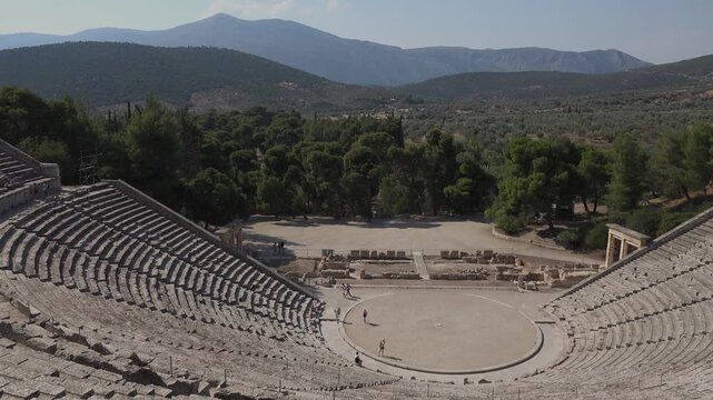 View of Epidaurus Theater from the Top