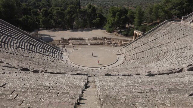 The Marble Stage: Epidaurus Theater