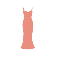 Women Dress Vector Flat Design