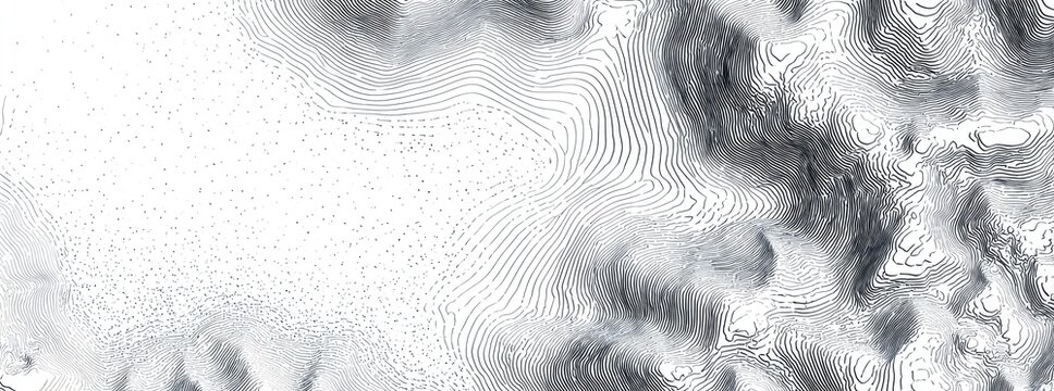 Abstract grayscale image with textured lines and subtle shading