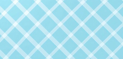 Seamless light blue and white diagonal geometric check pattern, perfect for backgrounds and textiles, pattern, fresh