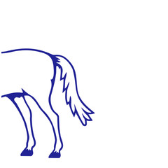 Half horse Rear end Back side Funny Cartoon Fun