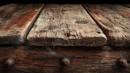 Obraz premium Wooden textured background for Halloween-themed design