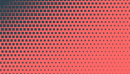 Halftone Curved Gradient Pattern Abstract Banner