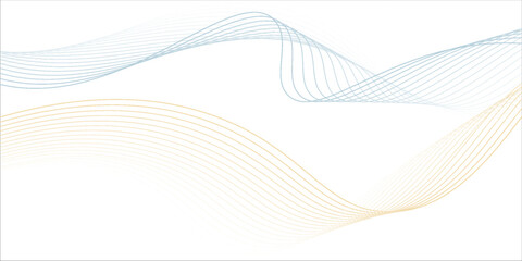 banner backgrond,blue and yellow line wave effect abstarct backgrounnd line.shape.vector.eps 10