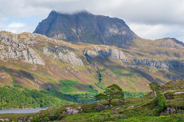 Slioch and Loch Maree, Scotland, UK