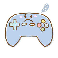 Sad Game Controller Icon / 泣いているゲーム機のアイコン