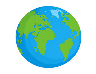 Fototapeta premium World Globe Design Asset with Clean Background