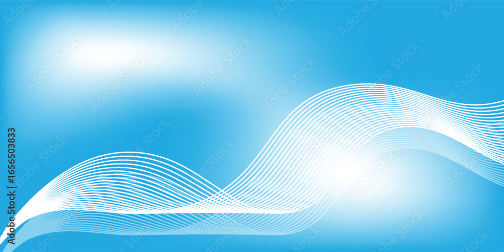 Poster elegant blue abstract background design with diagonal blue and white or purple line pattern. vector 