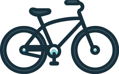 Fototapeta premium bicycle flat design illustration