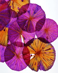 Obraz premium Abstract Floral Pattern Design With Vivid Colors