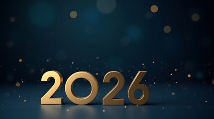 A New Year 2026 background is created with a minimalistic and sophisticated feel