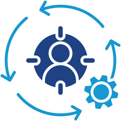 Personalization glyph color icon