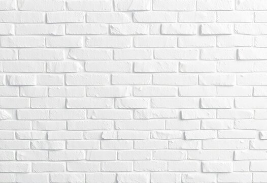 Fototapeta Seamless gray line abstract pattern mimicking white brick wall texture, repeating, interior