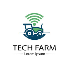 Modern Tech Farm Logo Design