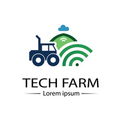 Modern Tech Farm Logo Design