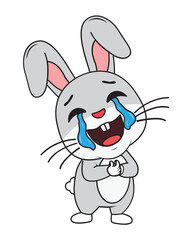 cute rabbit animal cartoon illustration